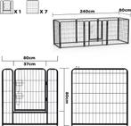 Puppyren - Hondenren- Dierenren - 80 cm hoog - XMTECH, Dieren en Toebehoren, Verzenden, Nieuw
