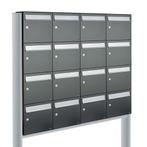 Brievenbusunit Flow set vrijstaand 4-breed, 4-hoog -, Verzenden, Nieuw