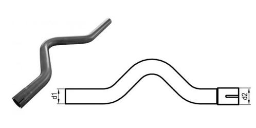 FOX Asbuisbocht verbreed - d1Ø 88,9 mm lengte: ~650 mm, Auto-onderdelen, Uitlaatsystemen, Nieuw, Verzenden