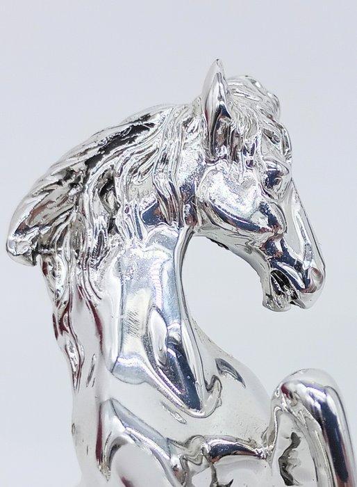 Beeldje - Cavallo rampante - .925 zilver, Antiek en Kunst, Antiek | Goud en Zilver