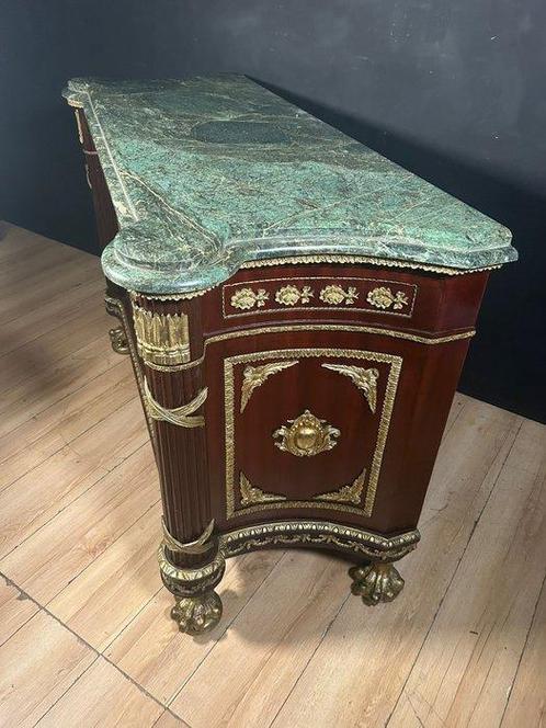 Commode - Brons, Hout, Marmer - Wastafel in de stijl van, Antiek en Kunst, Curiosa en Brocante