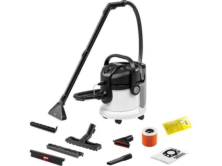 Karcher -  Se 4 Stofzuiger Met Zak  - Wit, Witgoed en Apparatuur, Stofzuigers, Minder dan 1200 watt, Stofzak, Nieuw, Stofzuiger