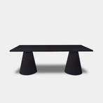 Tafel Boomstam Eikenhout  Set Kegelpoot  140x90, Nieuw