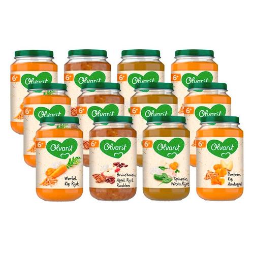 Olvarit 6+M Maaltijd Variatiemenu, Kinderen en Baby's, Babyvoeding en Toebehoren, Nieuw, Verzenden