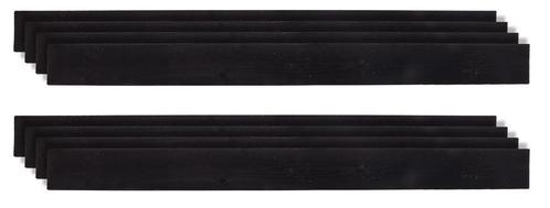 Zwarte Planken Geïmpregneerd Grenen 1.6 x 14 x 180 cm voor, Huis en Inrichting, Stoffering | Gordijnen en Lamellen, Verzenden