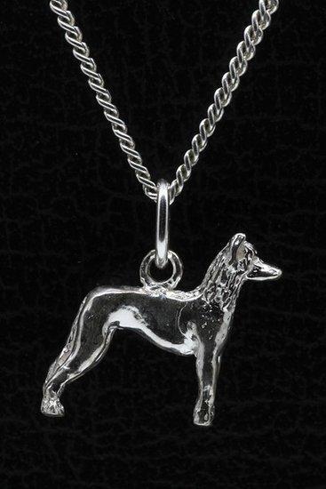 Zilveren Mexikaanse naakthond ketting hanger - klein, Sieraden, Tassen en Uiterlijk, Kettinghangers, Verzenden