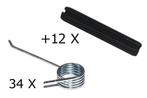 34x veren + 12x socket voor Gardena ventilatierol ES450-30, Tuin en Terras, Grasmaaiers, Ophalen of Verzenden, Nieuw, Universeel voor Gardena