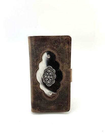 Koeienhuid telefoonhoesje met RFID-SAVE, Sieraden, Tassen en Uiterlijk, Tassen | Damestassen, Verzenden