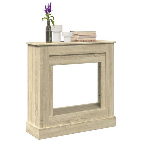 vidaXL Haardombouw 90x30x90 cm bewerkt hout sonoma, Huis en Inrichting, Haarden, Nieuw, Verzenden