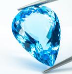 Zonder Minimumprijs Topaas - 39.32 ct - Antwerp Laboratory, Sieraden, Tassen en Uiterlijk, Edelstenen, Nieuw
