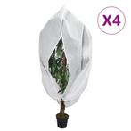 vidaXL Plantenhoezen met ritssluiting 4 st 70 g/m² 3,93x3,5, Tuin en Terras, Verzenden, Nieuw