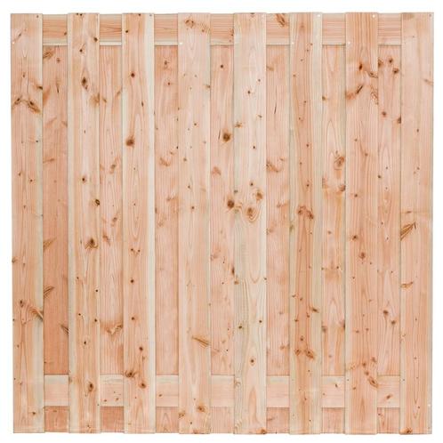 Douglas tuinscherm 15+2 planken (RVS geschroefd), 180x180cm,, Tuin en Terras, Palen, Balken en Planken, Ophalen of Verzenden