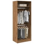 vidaXL Kledingkast 80x50x200 cm bewerkt hout artisanaal, Verzenden, Nieuw
