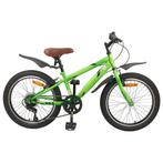 vidaXL Kinderfiets 24 Inch 6-Speed voor 8-12 jaar oud Groen, Verzenden, Nieuw