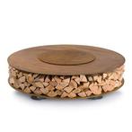 Tuinhaard / Tafel Rond Cortenstaal, Huis en Inrichting, Nieuw, Verzenden