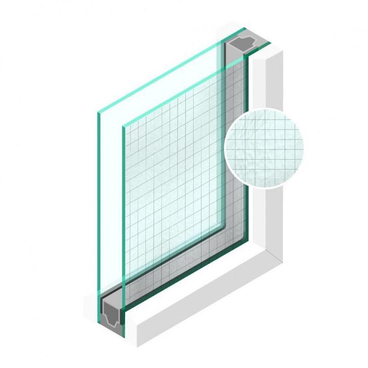 Dubbel glas Figuur Draadglas Engels 6/7mm - sp - 4mm, Doe-het-zelf en Verbouw, Glas en Ramen, Ophalen of Verzenden