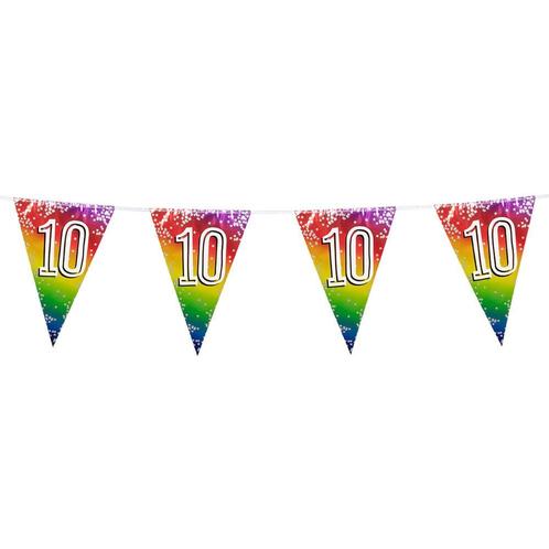 Regenboog Slinger 10 Jaar 6m, Hobby en Vrije tijd, Feestartikelen, Nieuw, Verzenden