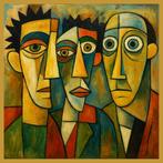 AI Kunstwerken op Plexiglas, Antiek en Kunst, Verzenden