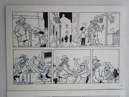Morjaeu , Luc - 1 Original page - Suske en Wiske 319 - Suske, Boeken, Stripboeken