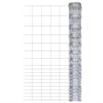 vidaXL Hek 50x1,5 m gegalvaniseerd staal zilverkleurig, Verzenden, Nieuw, IJzer, 1 tot 2 meter