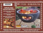 Mexicaanse tafelbarbecue SOL-Y 045 Ø44cm. in 2 kleuren, Tuin en Terras, Houtskoolbarbecues, Ophalen of Verzenden, Nieuw, SOL-Y-YO