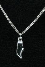 Zilveren Klomp ketting hanger - klein, Verzenden, Nieuw