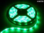 LED Strip Groen - 4 Meter - 60 LEDS Per Meter - Waterdicht, Nieuw, Modern, Ophalen of Verzenden