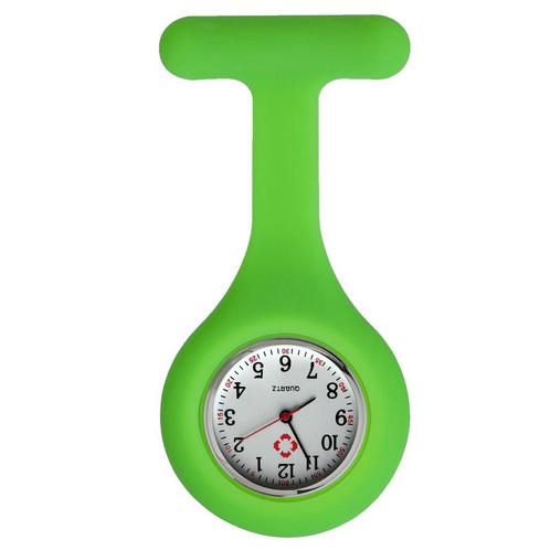 Fako® - Verpleegstershorloge - Siliconen Uni - Lichtgroen, Sieraden, Tassen en Uiterlijk, Horloges | Dames, Verzenden