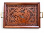 Dienblad - Jugendstil - 1890s - 50x34cm - Teak, Antiek en Kunst