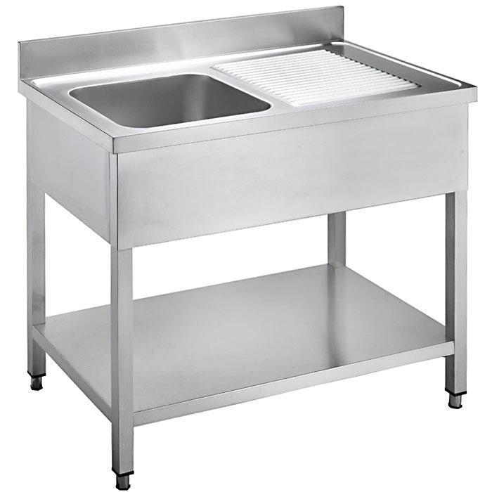 RVS Spoeltafel Bak Links - 1600mm breed - 700mm, Zakelijke goederen, Horeca | Meubilair en Inrichting, Nieuw in verpakking, Ophalen