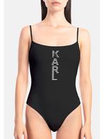SALE -61% | Karl Lagerfeld Badpak zwart | OP=OP, Kleding | Dames, Badmode en Zwemkleding, Nieuw, Verzenden