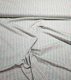Stoffen en lappen tricot stenzo ecru babyblauw, 200 cm of meer, Nieuw, 120 cm of meer, Katoen
