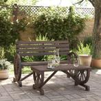 vidaXL 2-delige Loungeset massief vurenhout, Tuin en Terras, Tuinsets en Loungesets, Verzenden, Nieuw, Hout, Loungeset