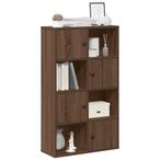 vidaXL Boekenkast 60x24x101,5 cm bewerkt hout bruin, Huis en Inrichting, Verzenden, Nieuw, Overige houtsoorten