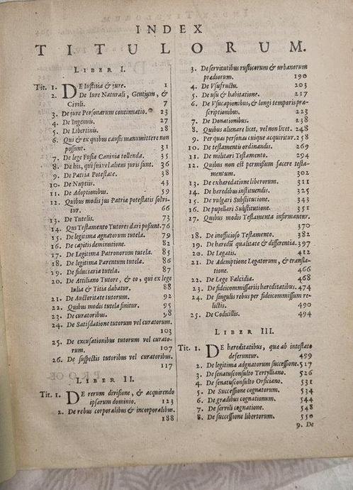 Arnoldi Vinnii J.C. - Institutionum Imperialium Commentarius, Antiek en Kunst, Antiek | Boeken en Bijbels