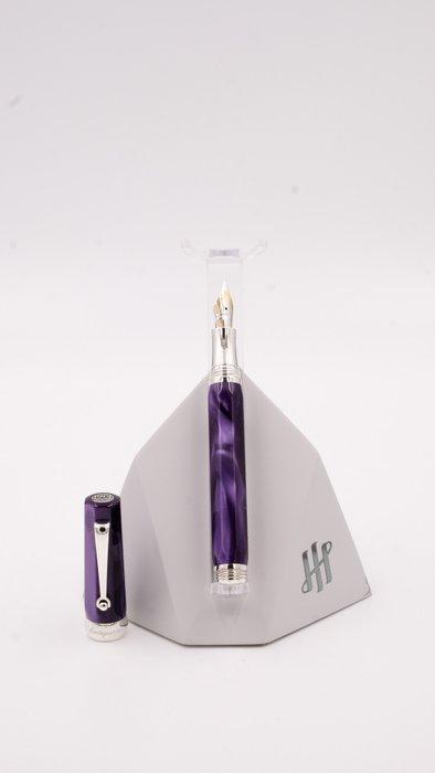 Montegrappa - Micra - 18K Gold Nib Purple (ISMCC3AL) -, Verzamelen, Pennenverzamelingen