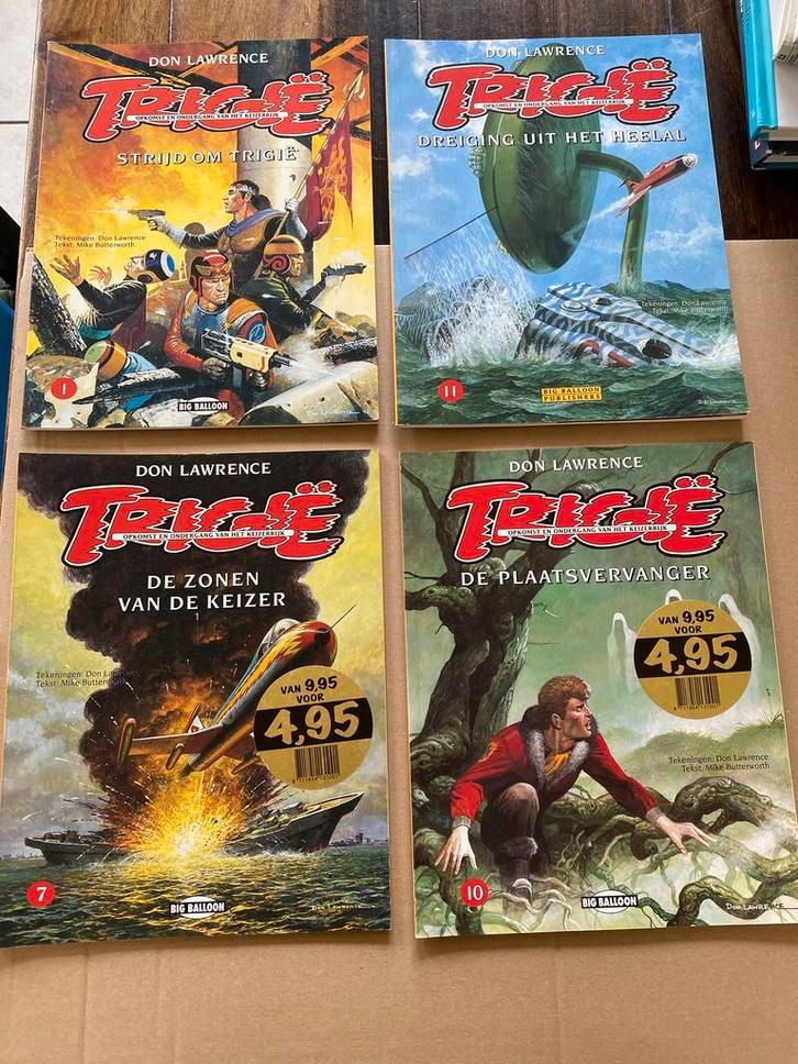 4 Albums Opkomst en Ondergang v/h Keizerrijk Trigië, Boeken, Stripboeken, Zo goed als nieuw, Meerdere stripboeken, Ophalen of Verzenden