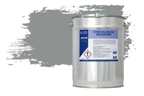 Wixx AQ 200 HD Betonverf RAL 7042 | Verkeersgrijs A 10L, Doe-het-zelf en Verbouw, Verf, Beits en Lak, Verf, Grijs, Nieuw, 5 tot 10 liter