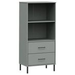 Oslo Boekenkast Grijs Hout - 60cm - Tweedekansje! - Voor..., Huis en Inrichting, Kasten | Boekenkasten, Rustic, 100 tot 150 cm