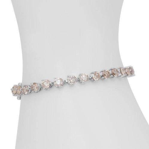 Armband - 18 karaat Witgoud - 7.73ct. tw. Geel Diamant, Sieraden, Tassen en Uiterlijk, Armbanden