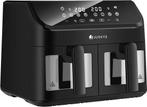 2dekans | Dubbele Airfryer - Heteluchtfriteuse - 9 liter -9, Ophalen of Verzenden, Zo goed als nieuw