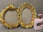 Lijst (2) - Glas, Hars - LUXE PAUWEN LIJSTEN, Antiek en Kunst