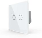 Livolo Touch Wisselschakelaar | Wit | 2-Voudig | Design, Ophalen of Verzenden, Nieuw, Schakelaar