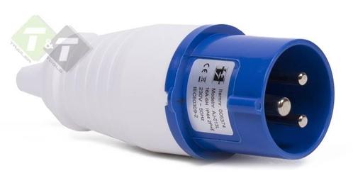 CEE Stekker - 3-pen - 250 Volt - 32 Ampere - CE Keuring - Fl, Auto-onderdelen, Elektronica en Kabels, Nieuw, Universele onderdelen