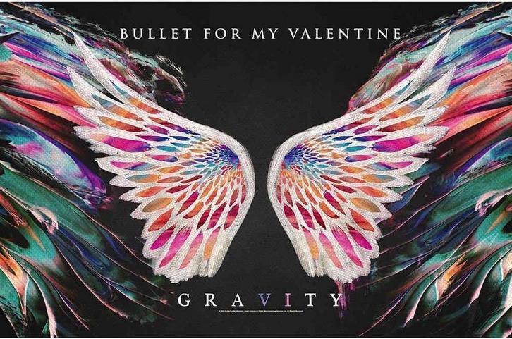 Bullet For My Valentine - Gravity Textielposter off. merch., Verzamelen, Muziek, Artiesten en Beroemdheden, Poster, Artwork of Schilderij
