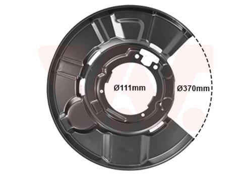 REMSCHIJF BESCHERMER VOOR BMW 1 E81/E82E/E87/E88 2004-2013, Auto-onderdelen, Remmen en Aandrijving, Nieuw, Ophalen of Verzenden
