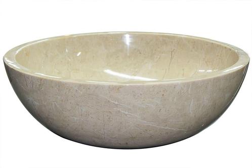 Waskom marmer crema nova - natuursteen beige, Doe-het-zelf en Verbouw, Sanitair, Nieuw, Verzenden