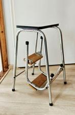 Brabantia - Kruk - Staal, Hout, formica - Disigne Kruk /