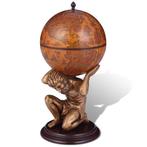 vidaXL Globebar Atlas 42x42x85 cm, Huis en Inrichting, Woonaccessoires | Wijnrekken, Verzenden, Nieuw