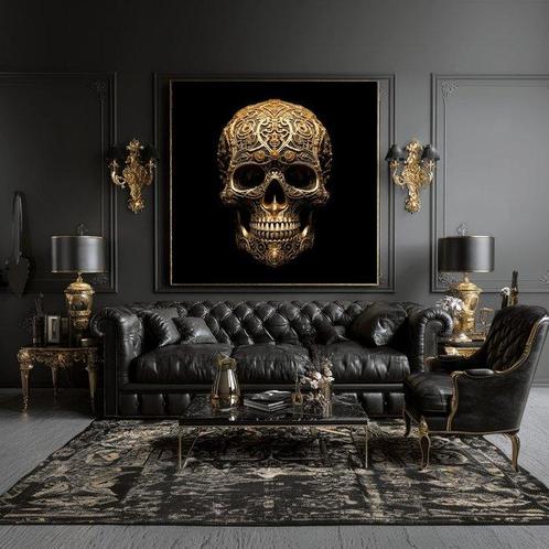 Artxlife - Skull 24K [XXL], Antiek en Kunst, Antiek | Boeken en Bijbels